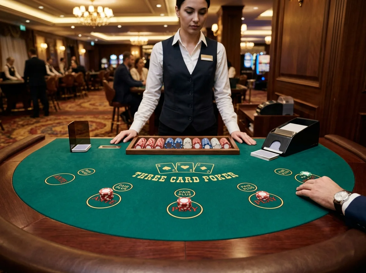 Three Card Poker at Crazy Luck